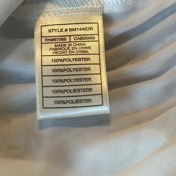 NWOT BB Dakota Turn Up the Pleat Top - Small, Ivory - Picture 6 of 7